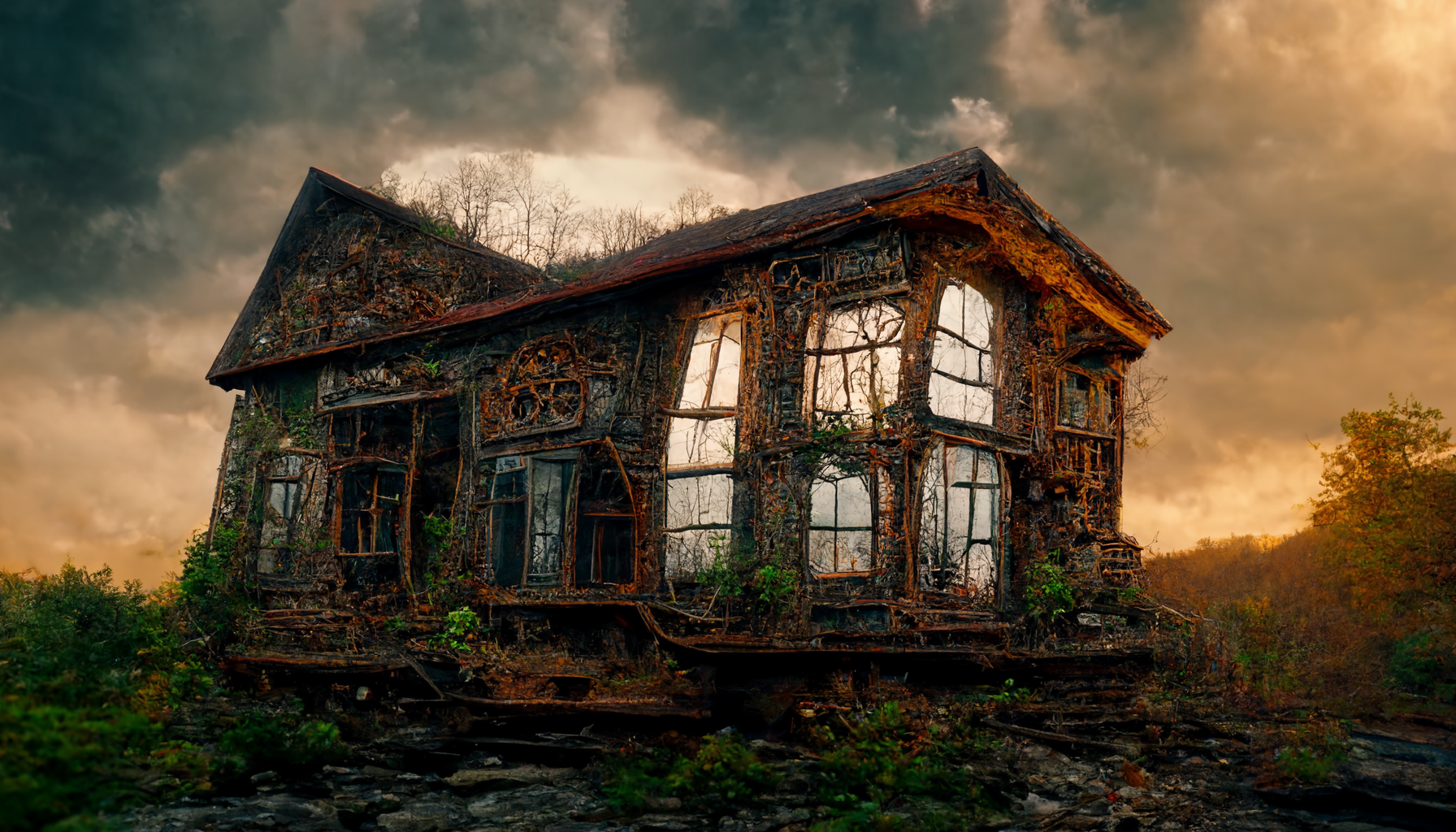 1e6e1fc0-6534-43af-834f-383de307e1c9_verstaerker_abandoned__cottage__huge_bay_windows_external_steampunk__by_the_sea_deep_in_the_backwoods_of_west_vi.png